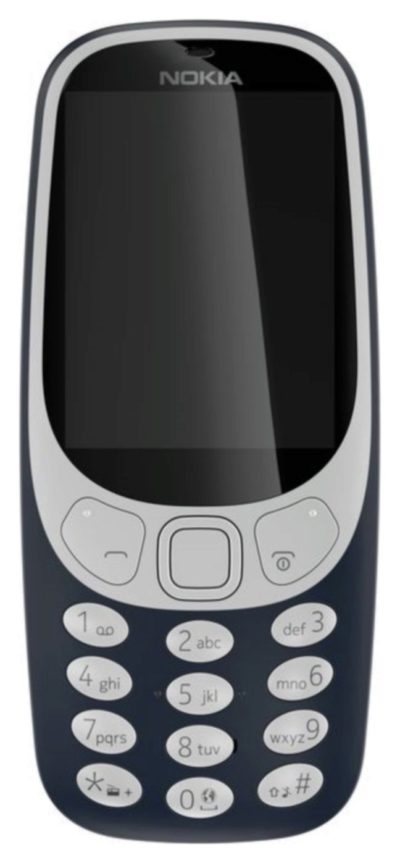 Sim Free Nokia 3310 Mobile Phone - Blue.